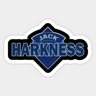 Captain Jack Harkness - Doctor Who Style Logo - Torchwood Sticker